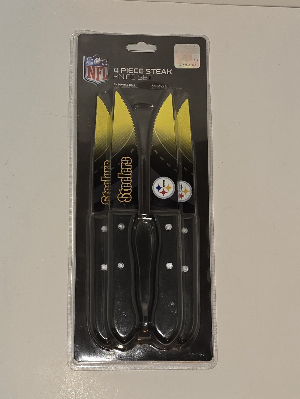 Pittsburgh Steelers 4 Pc Knife Set *NEW*